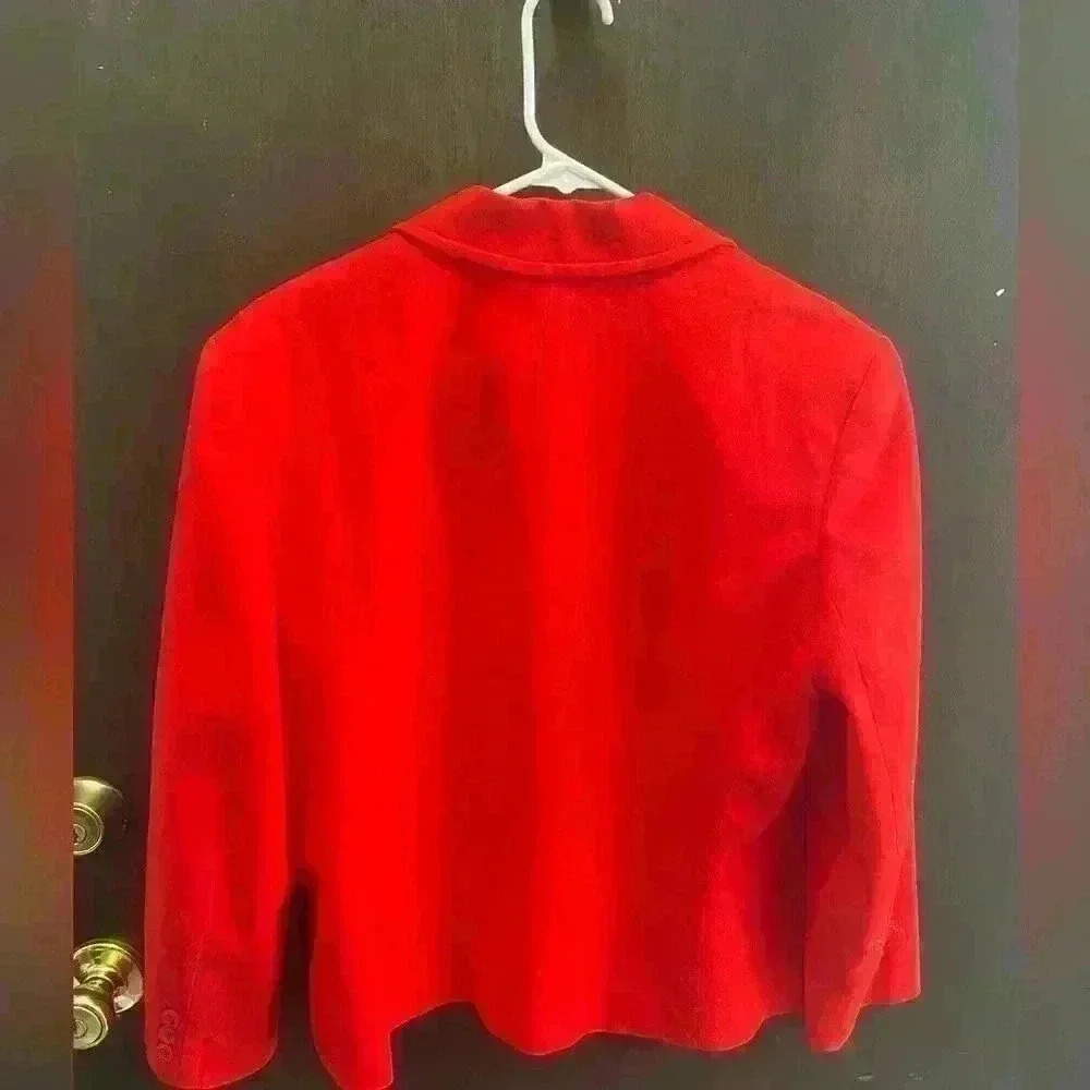 Pendleton Red Blazer - Picture 4 of 6
